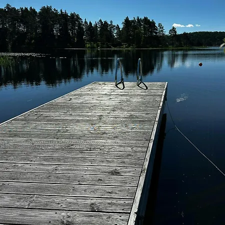 Traditional Farmstead With Dock Near Vegar Semesterbostad *